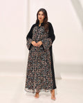 Zareen Luxe -Midnight Bloom Luxury Dress