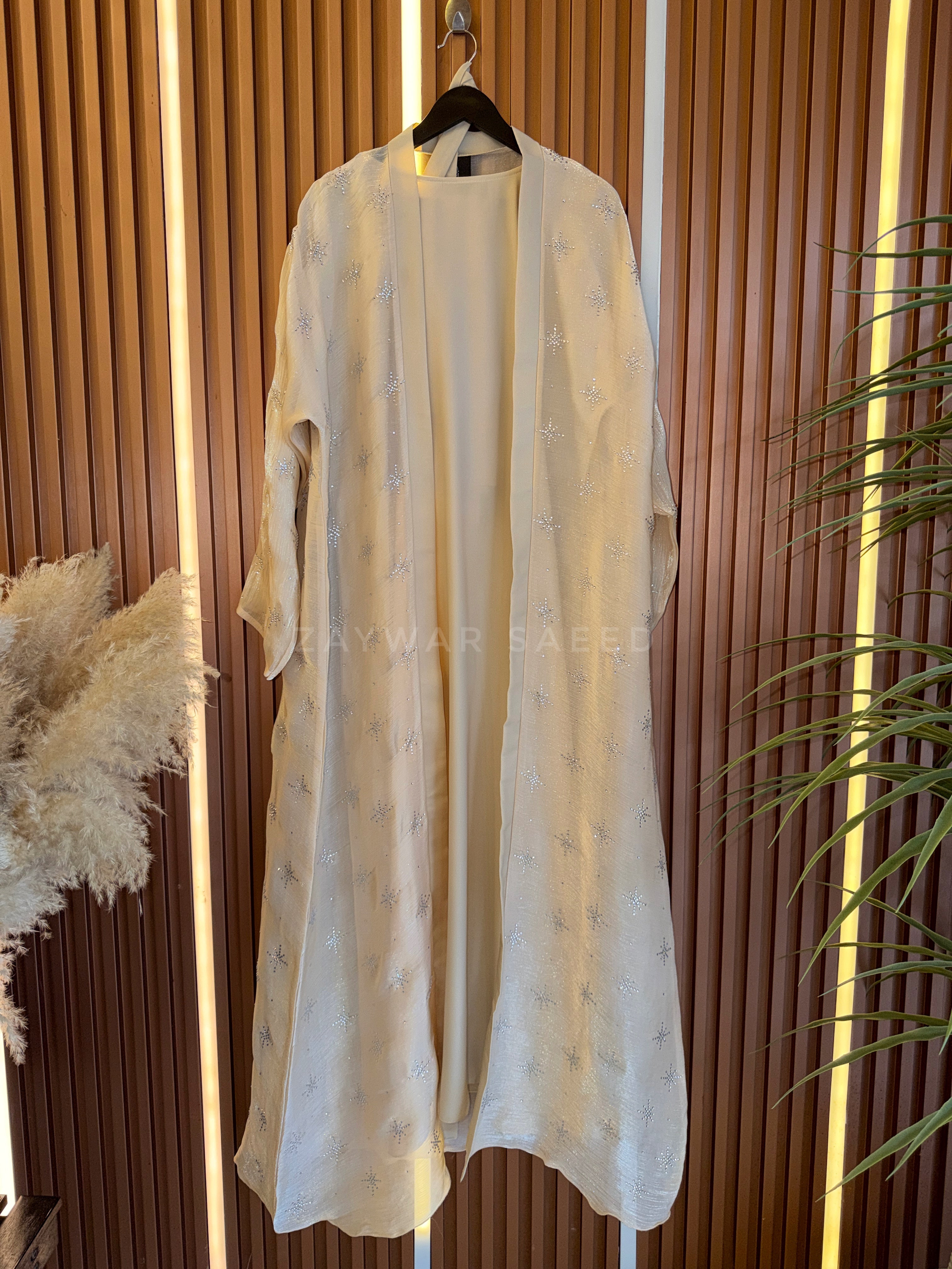 AYRA CHAMPAGNE CARDIGAN ABAYA
