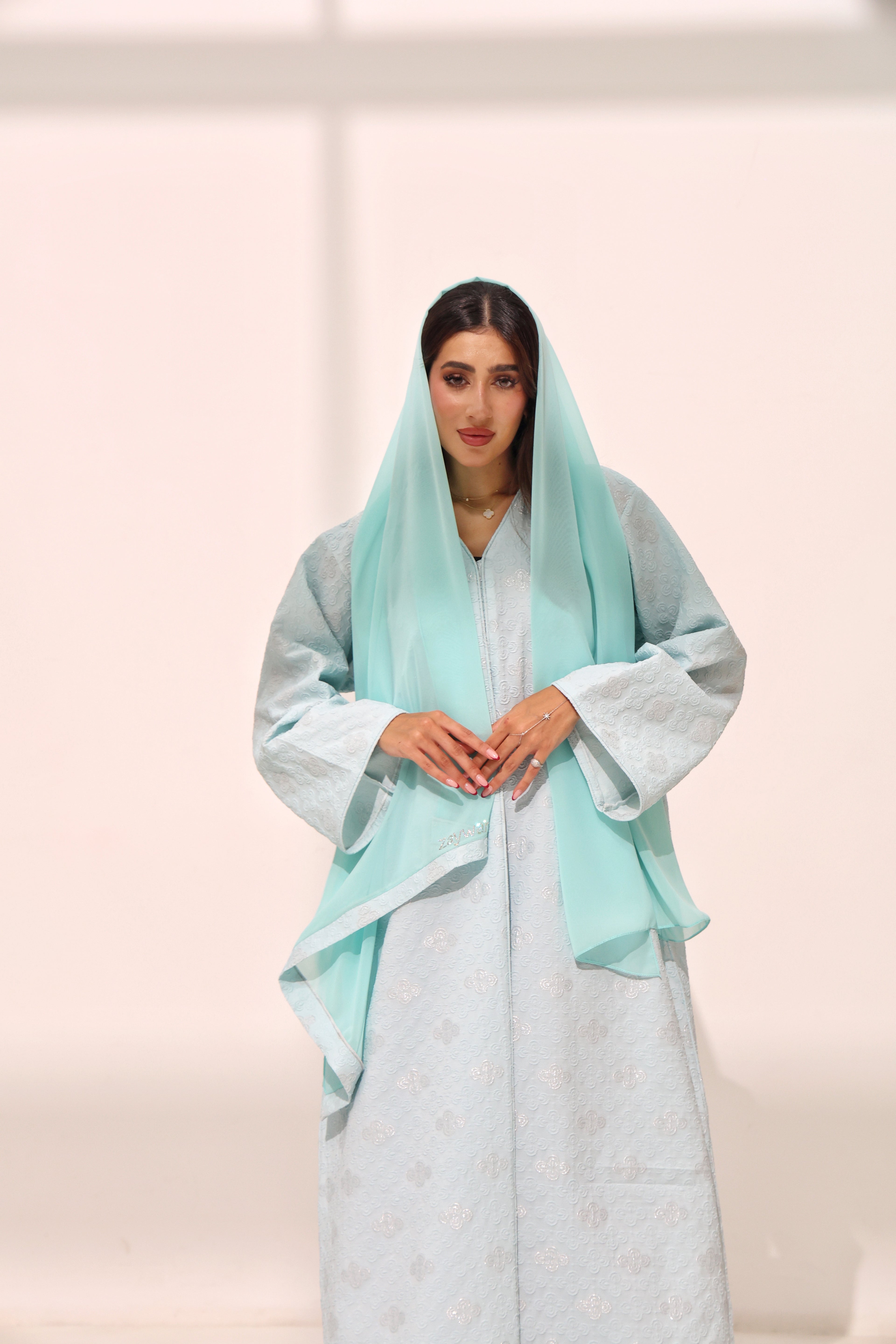 Layani Sky Blue Abaya