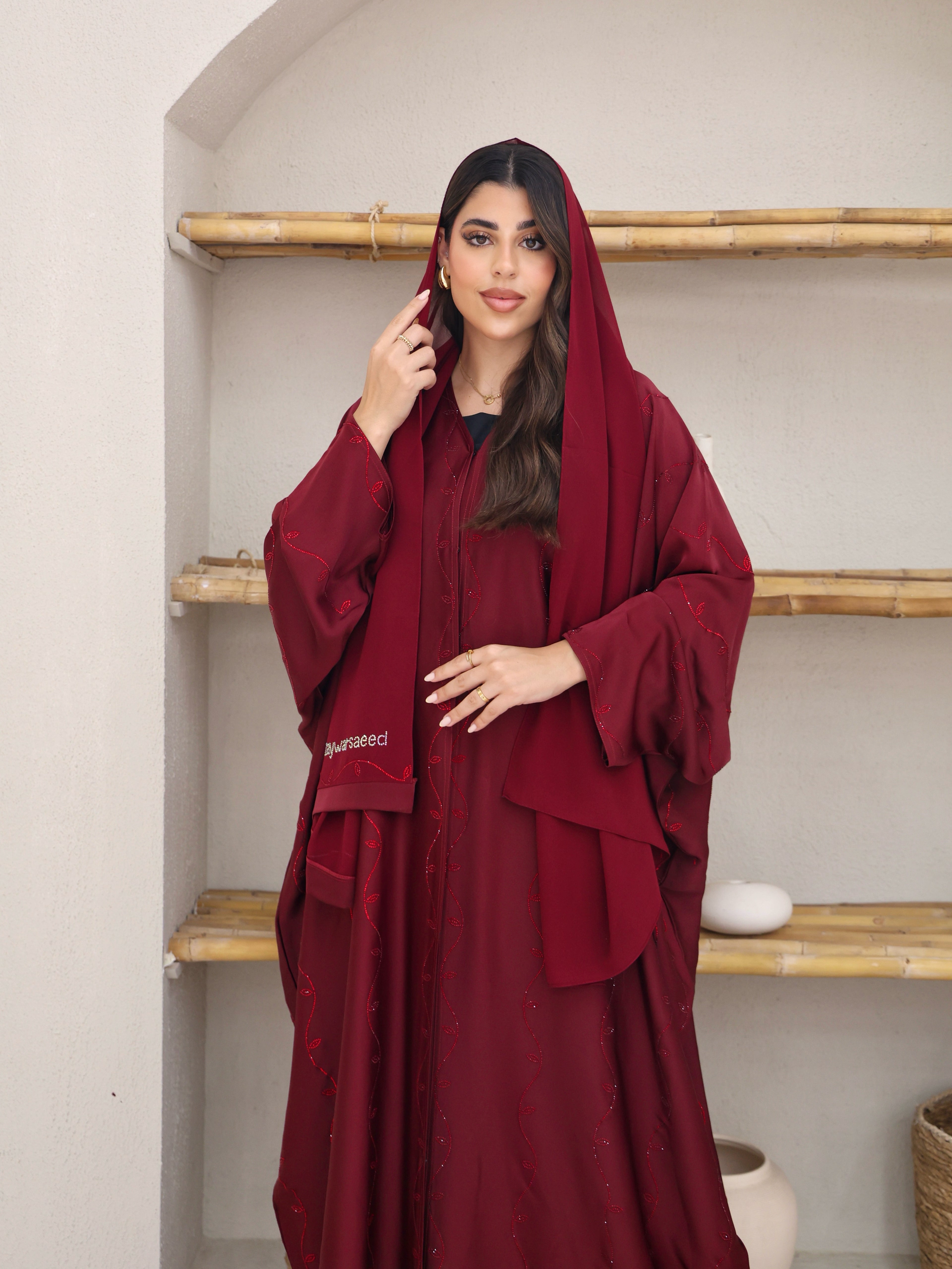 Hadia Maroon Farasha