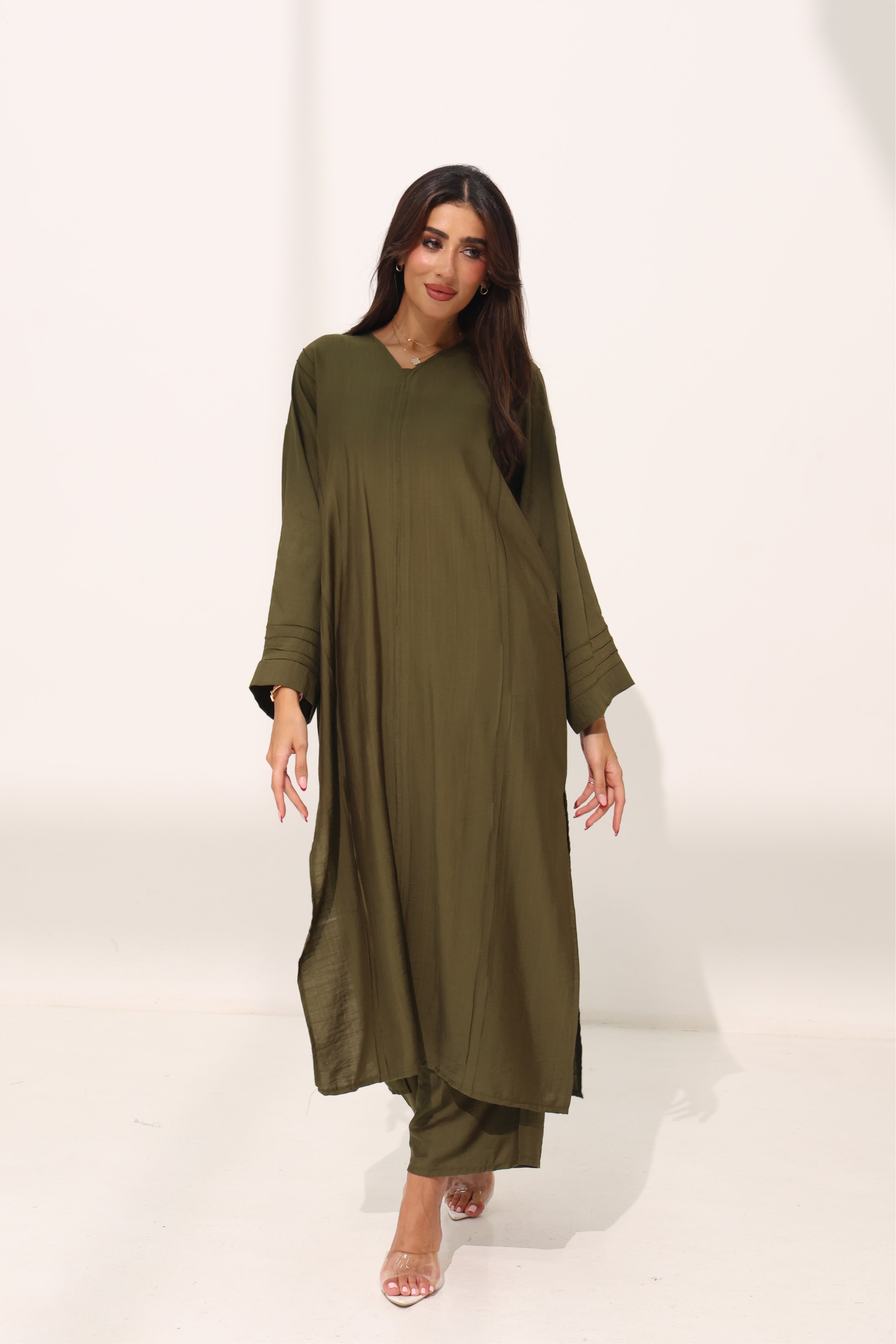 Elissa Olive Green Co-ord set