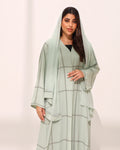 Arzoo Pastel Mint Abaya