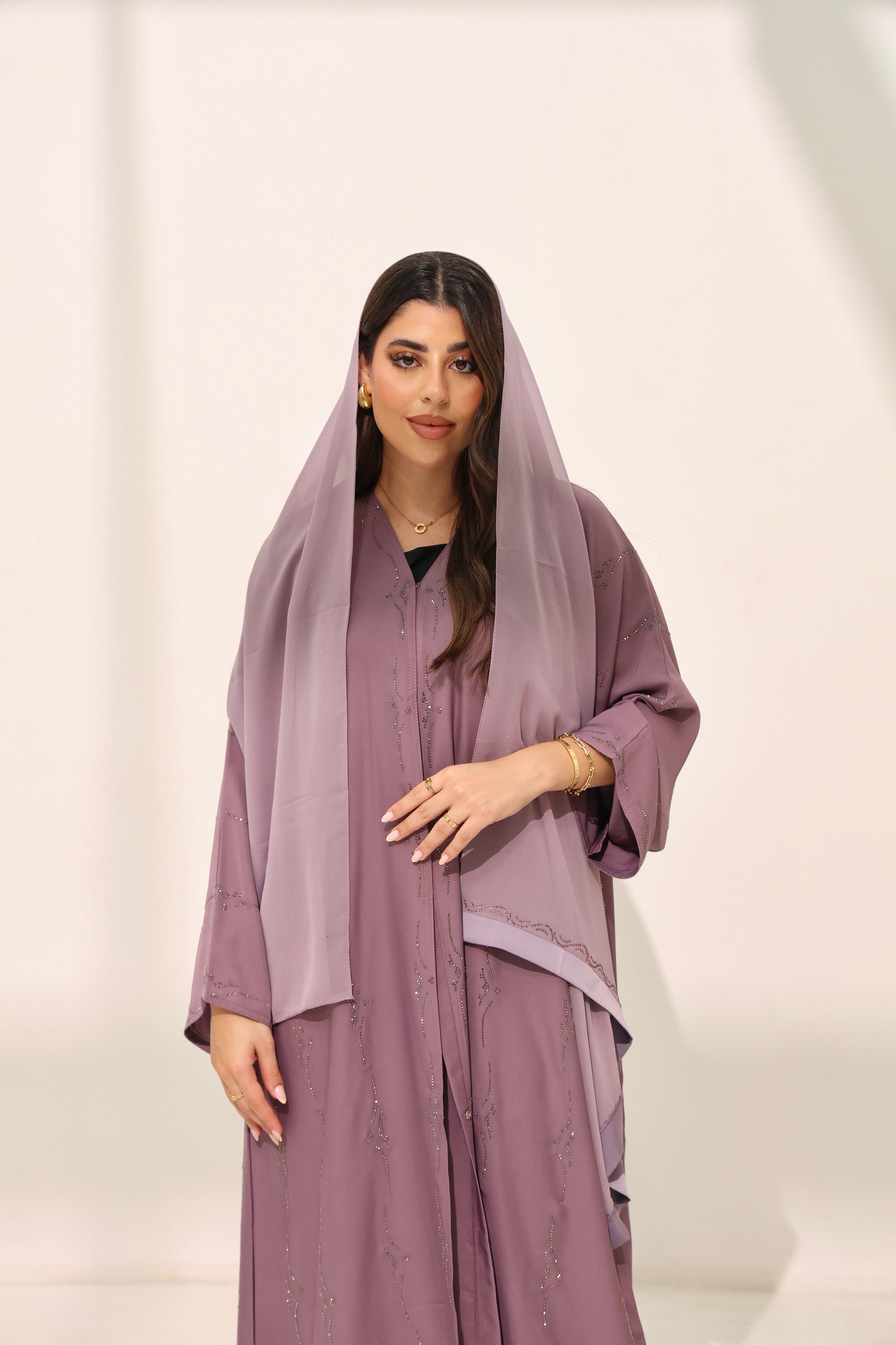 Jameela Lilac Abaya