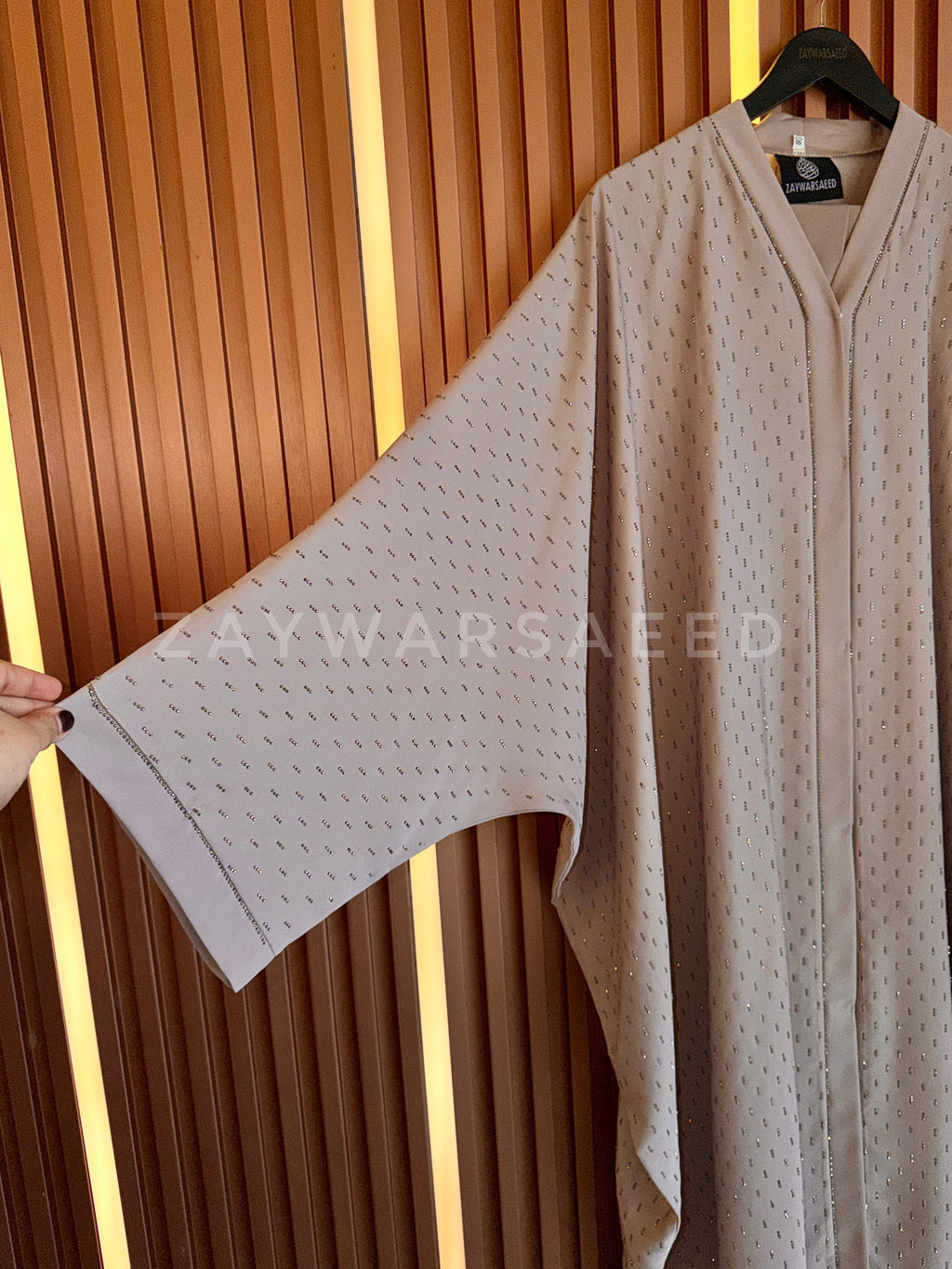 SOFIA Rose Taupe Farasha Abaya