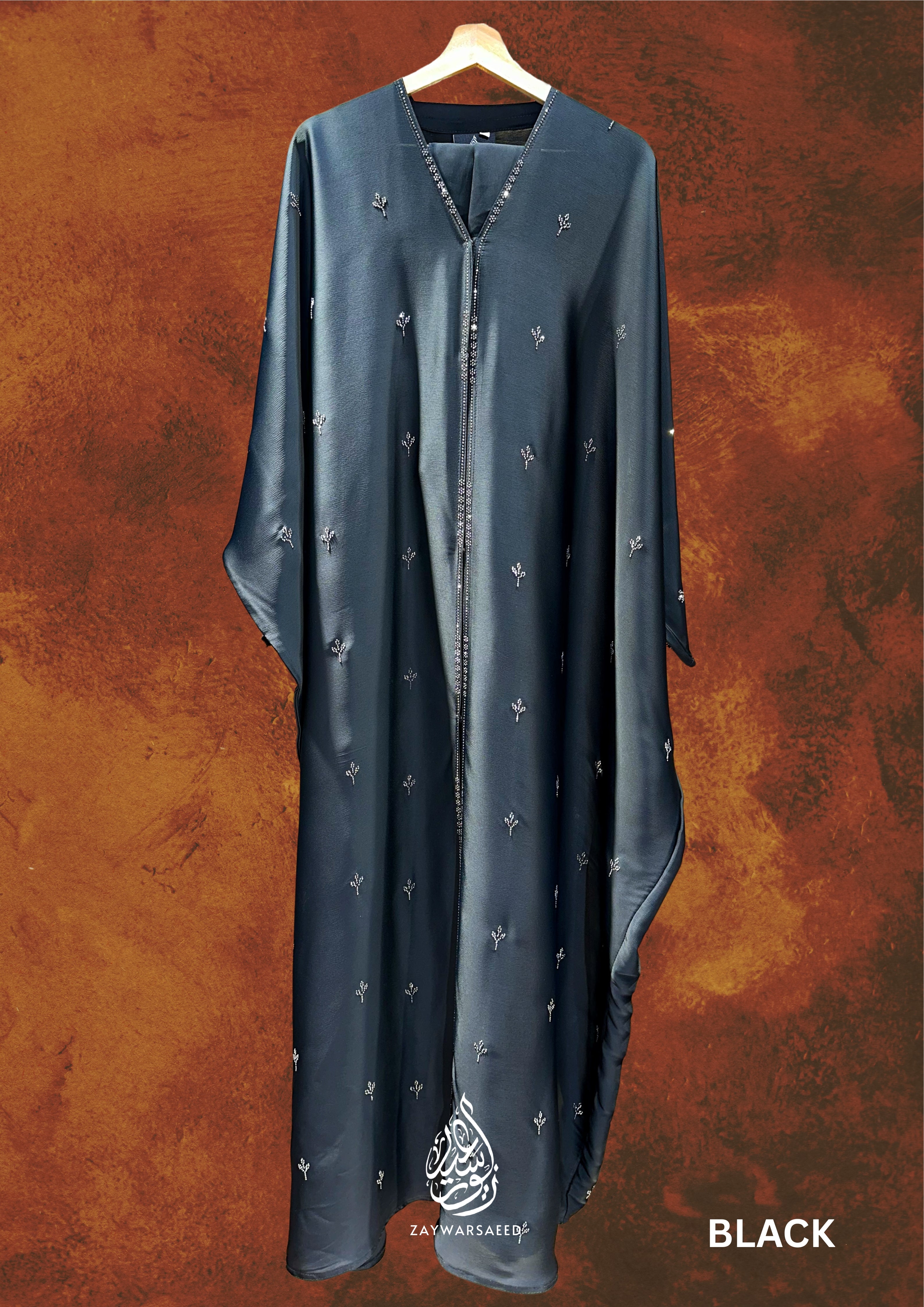 Luna Black Farasha Abaya