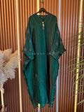 ZARIYA EMERALD GREEN CARDIGAN ABAYA