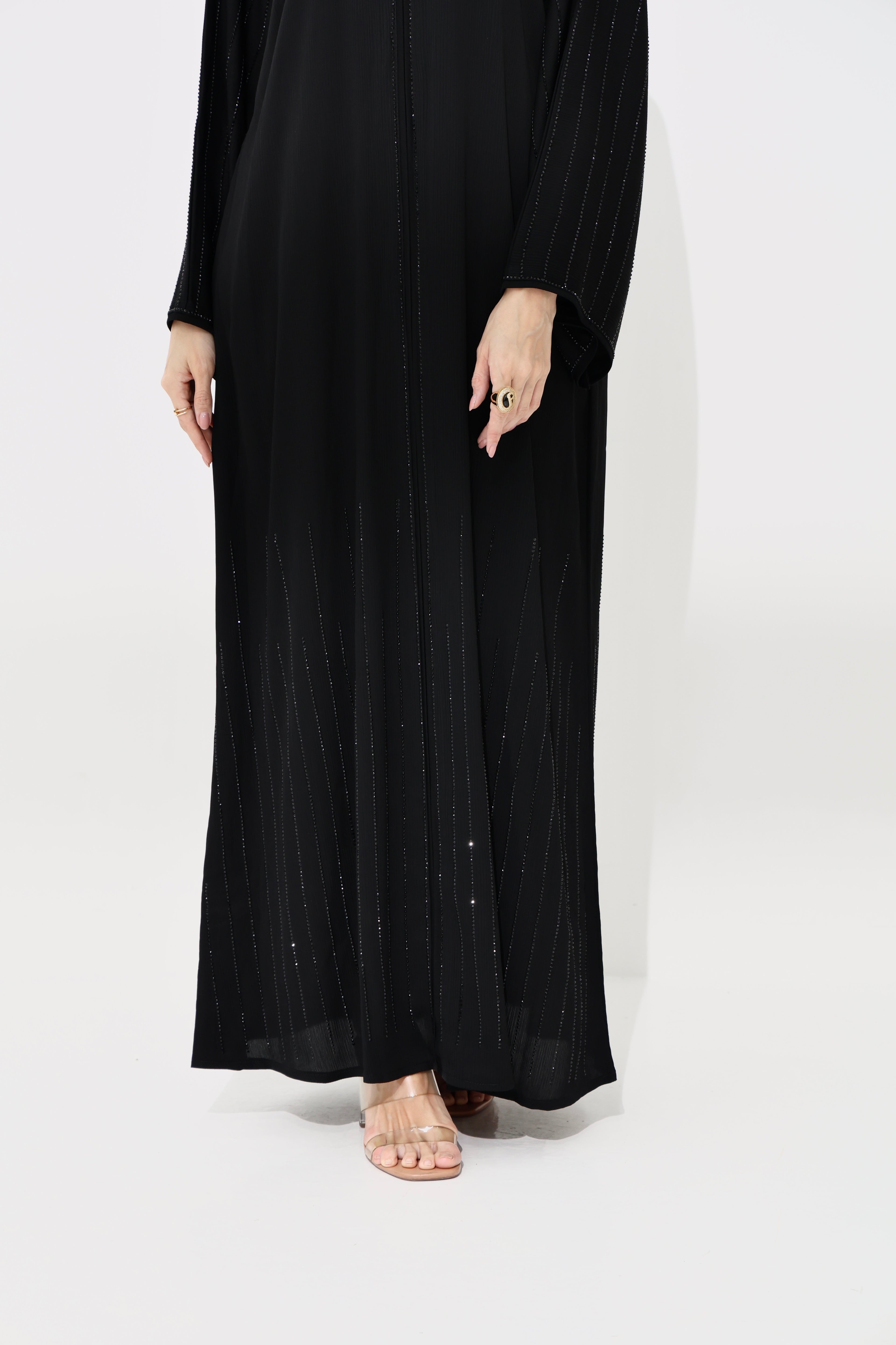 Aurora Black Abaya