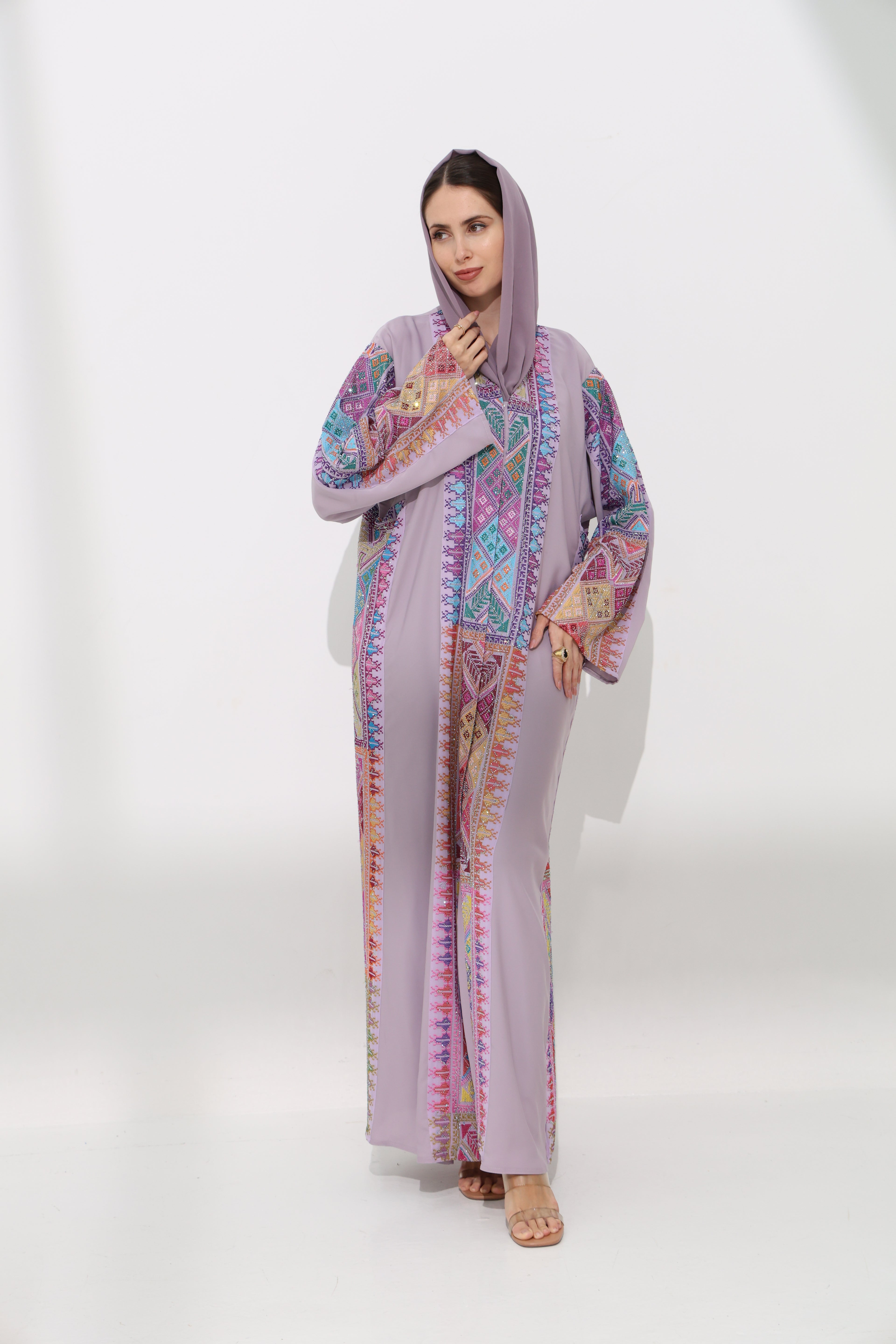 Fahmash Lilac Abaya