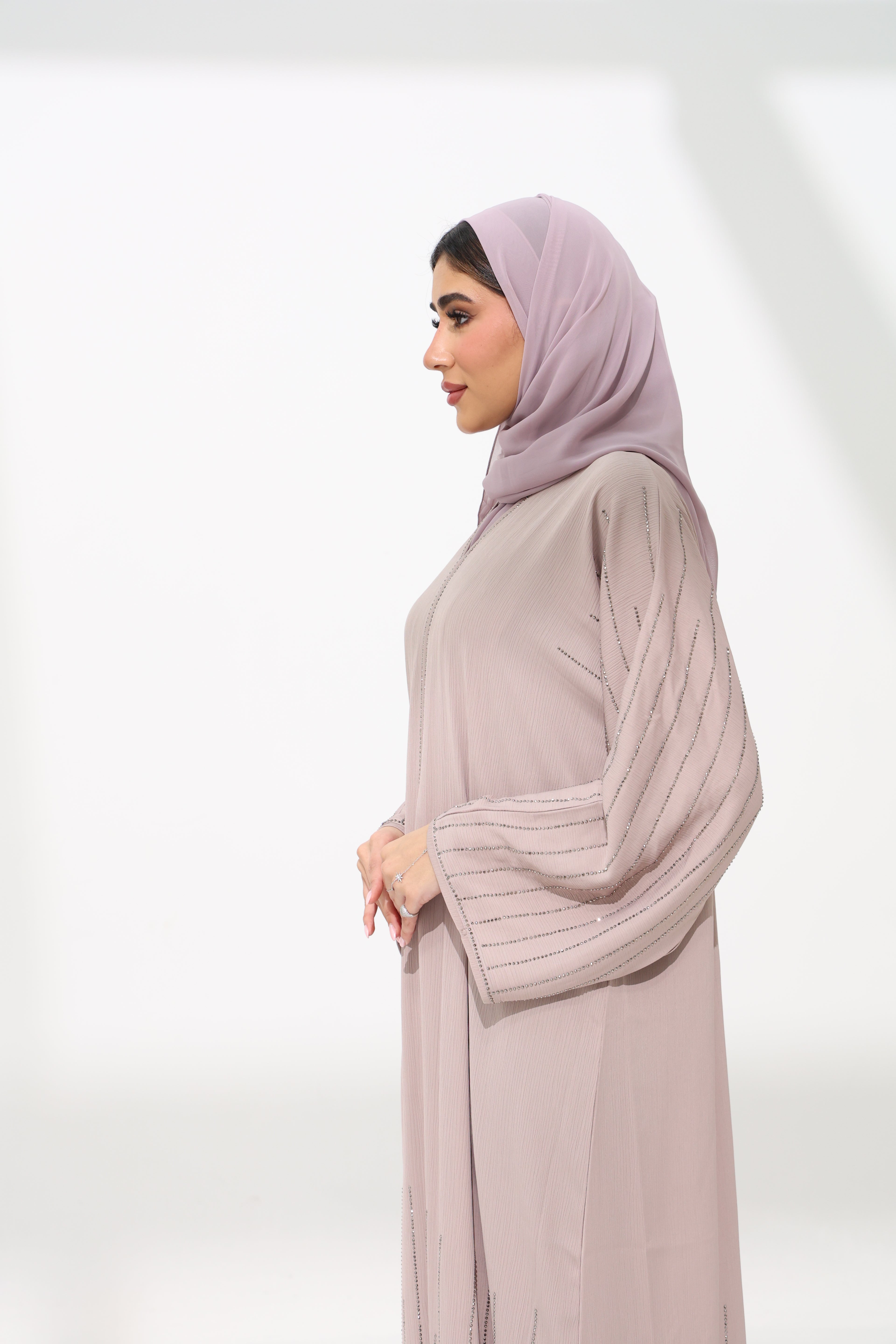 Aurora Hush Violet Abaya