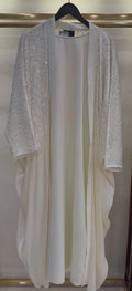 Aleeza Vanilla Cardigan Abaya