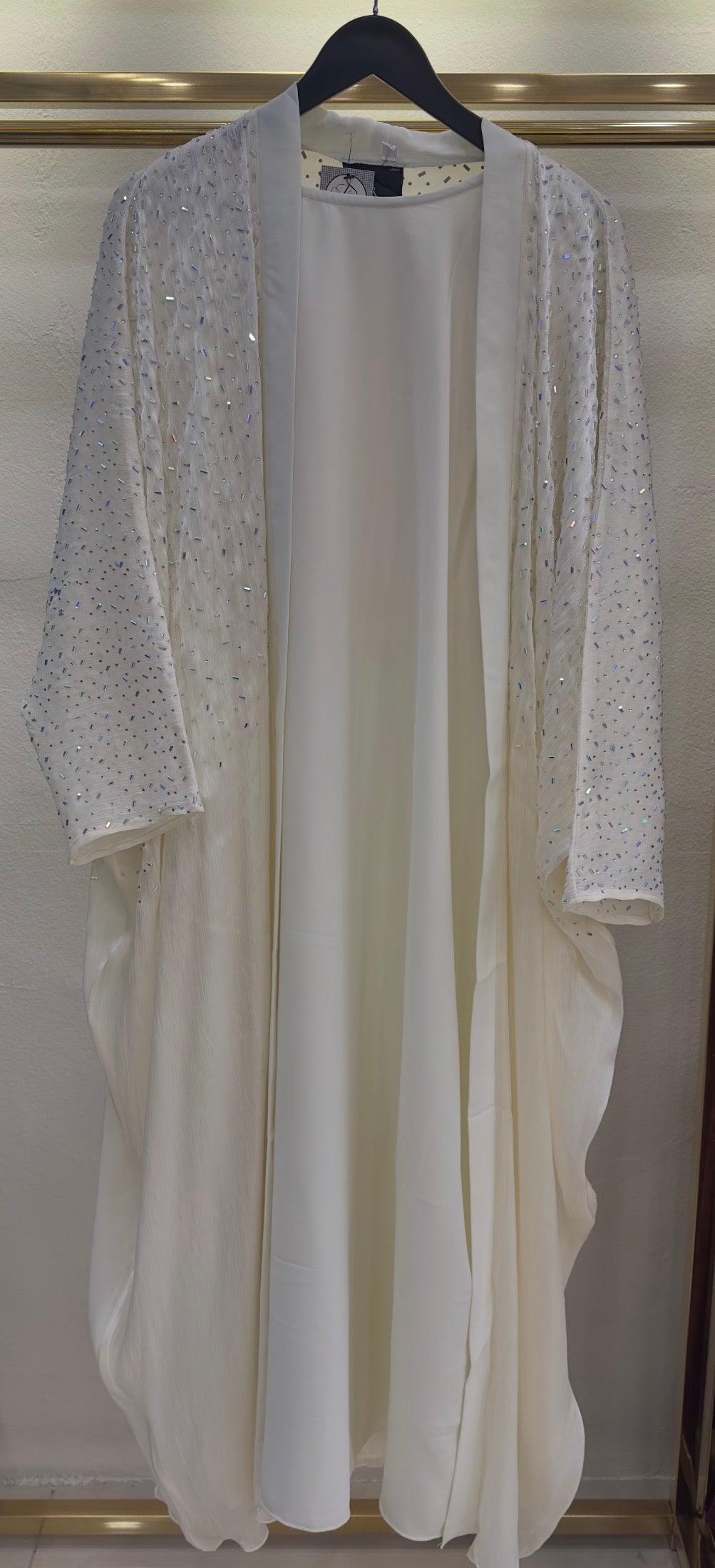 Aleeza Vanilla Cardigan Abaya
