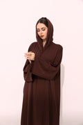 Aurora Rich Brown Abaya