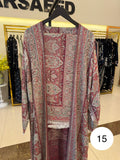 PASHMINA Cardigan Abaya (D15)